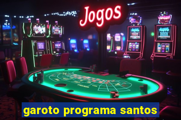garoto programa santos